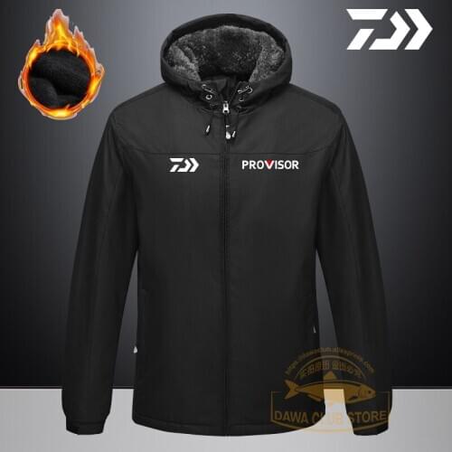 2020 New DAIWA DAWA Fishing Clothing Autumn Winter Waterproof Warm Fishing Jackets Men Fleece Thick Outdoor Fishing Shirts S-5XL