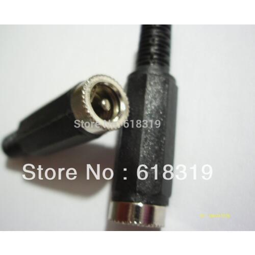500 Pcs 5.5x2.1mm DC Power Cable Female Plug Connect Socket DC Power black by Singapore post
