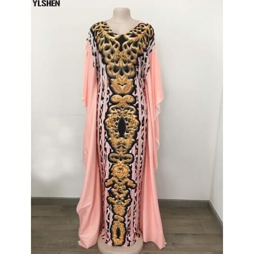 Dashiki African Dresses for Women Leopard Print African Clothes Plus Size Bazin Riche Slim Africa Dress Robe Vetement Femme 2019