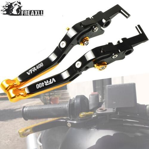 Motorbike Accessories Motorcycle Brake Clutch Levers Adjustable Folding Extendable For Honda VFR400 VFR 400 1989 1990 1991 1992