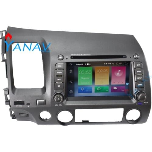 Car audio radio 2 din android stereo receiver for Honda Civic sedan 2007-2011 touch screen car GPS multimedia navigation player