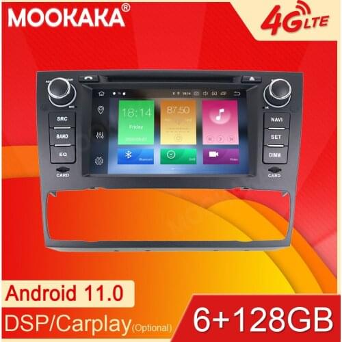 Android 11 6+128GB For BMW E90 Car GPS Navigation Streaming Media Multimedia Player Head Unit Auto Radio Stereo