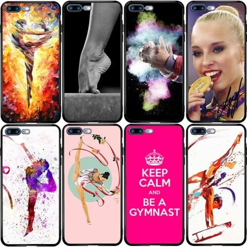 Phone Case for iPhone 5 5s SE 2020 6 6S 7 8 XS XR 11 12 Oneplus 3 5T 6T 7T Pro Max Plus Gymnastics Rhythmic Sport