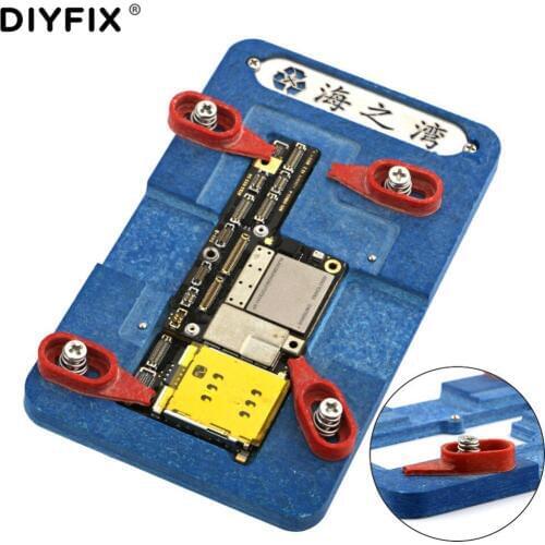 DIYFIX BGA Repair for iPhone X A11 Logic Board Fixture Holder Clamps Motherboard BGA DIY Repair Hand Tool Accessories