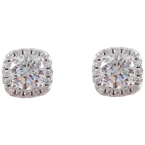 LANFLORA Classic Trendy zircon copper alloy women earrings for Anniversary gift birthday party gift cheap wholesale price