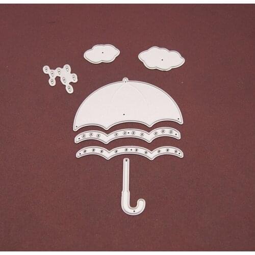 Metal Cutting Dies diy Scrapbooking Photo Album Decorative Embossing PaperCard Crafts N108 Rainy Rain Umbrella