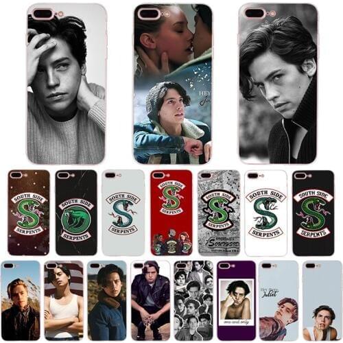 Riverdale Cole Sprouse South Side Serpents Soft silicone cover For iPhone XSmax XR XS X 7 8 6 6s plus 5 5S 7 8 se TPU phone case