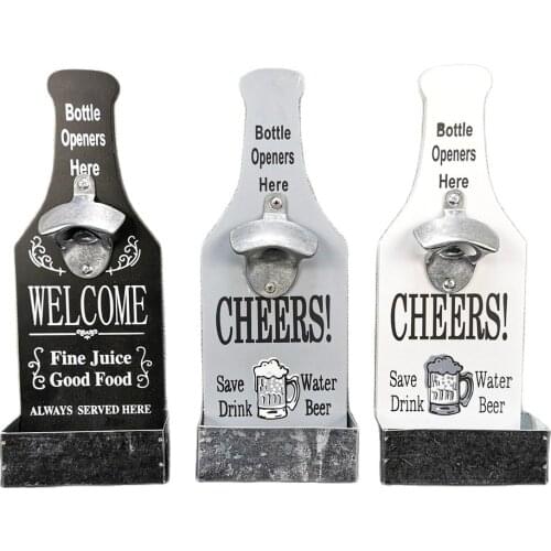 Wall Mounted Beer Bottle Opener Practical Coffee Shop Bar Barbecue Hot Pot Restaurant Pendant Wall Decoration