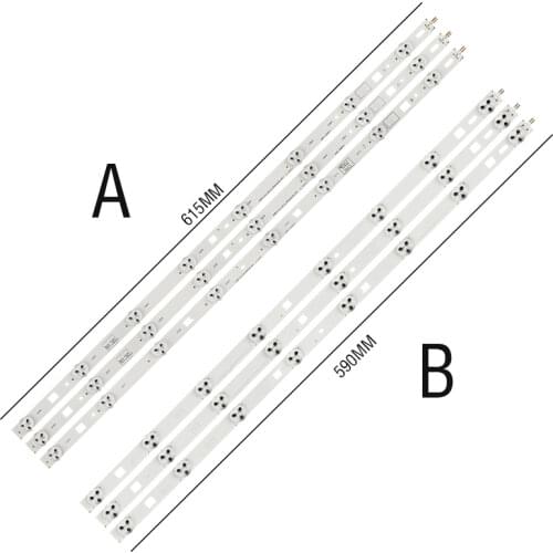 New 8LED LED backlight strip for Sony 32"TV KDL-32R433B 32R435B 32R410B 32R420B 32R430B for LG INNOTEK 32INCH WXGA NDSOEM WA WB