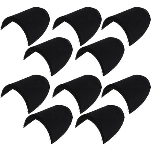 5 Pairs Sewing Clothing Accessories Balck Shirt Sponger Shoulder Pads Foam