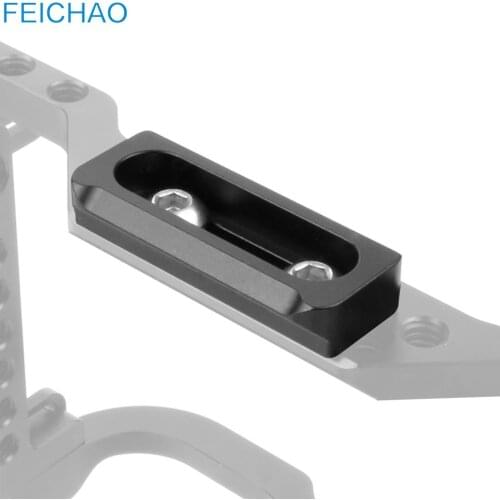 60mm NATO Rail Quick Release Safety Rail Rig Mini 48mm for Anti-Off Top Handle Clamp Slider Adapter DSLR Camera Cage Extension