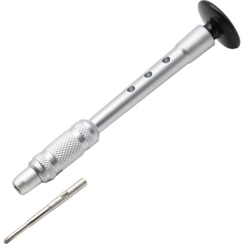 Commonly used detachable magnetic screwdriver with a cross and detachable blade for optical shops