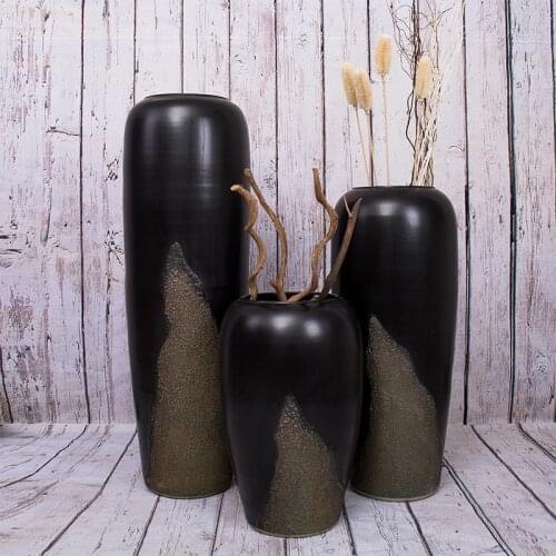 Modern Ceramic Vase Plant Garden Aesthetic Room Decor Big Floor Vase Shabby Chic Wazony Room Decoration Accessories BI50VS