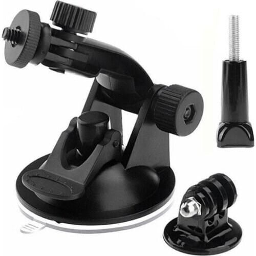 Glass Suction Cup Tripod Mount Set For Gopro Hero 9 8 7 6 5 Yi2 For Car Record Holder Stand Bracket Action Camera Accessories