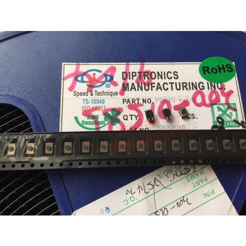 Taiwan Yuanda PTFGP2-V-T/R Tact Switch Automotive remote control key button Patch 5 feet