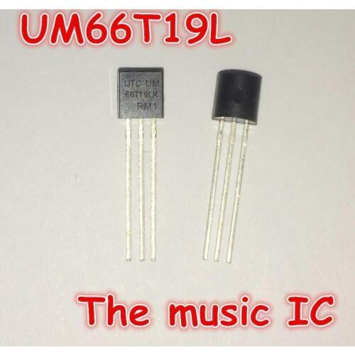 10pcs/lot UM66T19LK UM66T19L UM66T19 TO-92 music IC