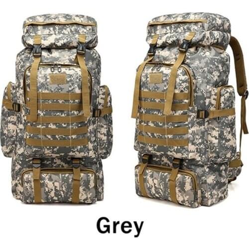 80L Military Tactical Assault Pack Backpack Army Molle Waterproof Bug Out Bag Small Rucksack For Outdoor Hiking Camping Hunting