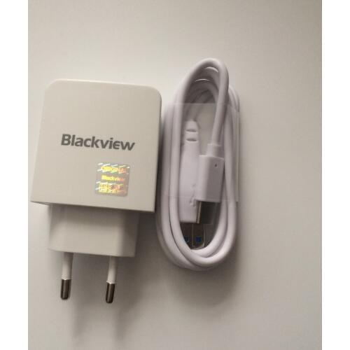 Blackview P2 New Original Travel Charger + USB Type-C Cable For Blackview P2 MTK6750T Octa Core 5.5" FHD 1920x1080 Free Shipping
