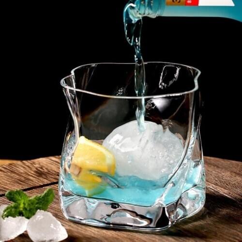 Whisky Short Glass Wine Cocktail Glass European Bar Creative Personality Whiskey Beer Glass Verre Drinking Brandy Snifters Cup