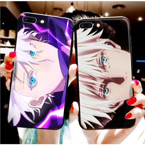 Cartoon Anime Jujutsu Kaisen Yuji Itadori Fushiguro Megumi Phone Case For Iphone 12 11 P Pm Pro mini X Xs Max XR 7 8 Plus Cover