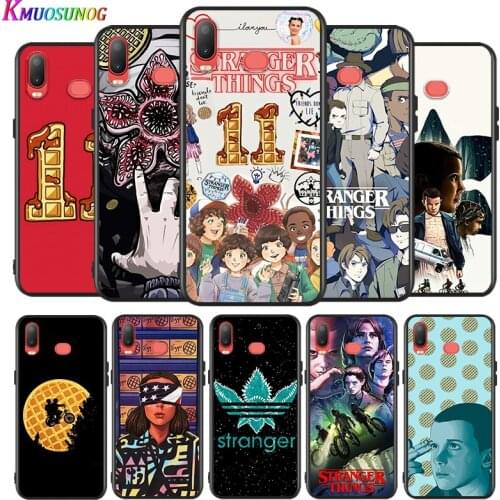 Stranger Things cartoon for Samsung Galaxy A9 A8 Star A750 A7 A6 A5 A3 Plus 2018 2017 2016 Silicone Black Phone Case Soft Cover
