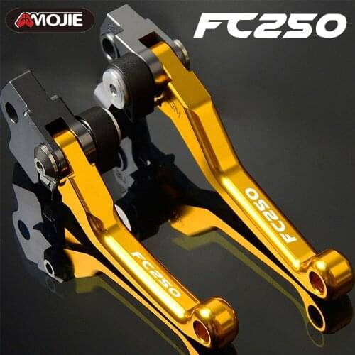 CNC handbrake FC250 Motorcycle DirtBike Motocross dirt bike Pivot Brake Clutch Levers FOR HUSQVARNA FC250 2016 2017 2018