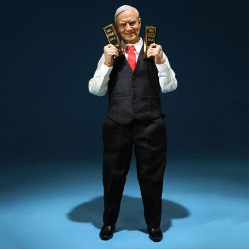 1/6 Spot Collectible MCC022 Fortune Doll Series Financial Tycoon Buffett Action Figure Model