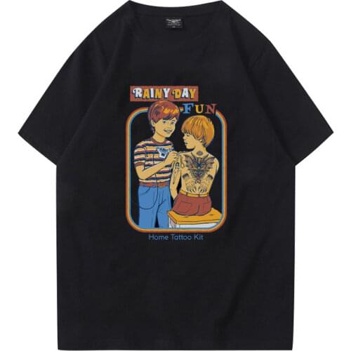 Say No To Hate Satan Demon Death Scary Evil TShirt Funny Cartoon Horror Printed Clothes Girl Summer Casual Short-sleev Camisetas