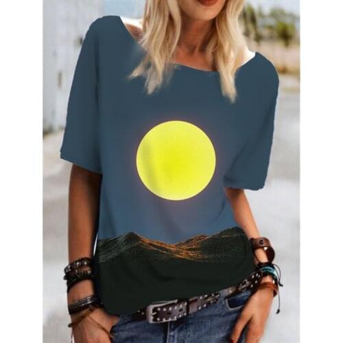 2021 E-girl Harajuku Printed Summer T-shirt Vogue Casual O-Neck Tees Short Sleeve Elegant Streetwear Oversized Y2K Tops Clothes