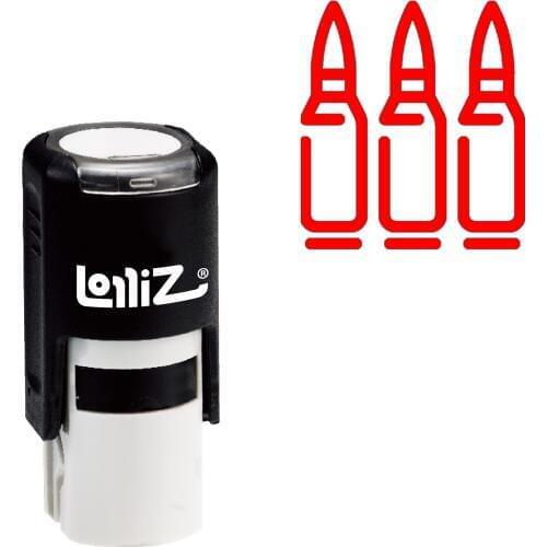 LolliZ Bullets Self-Inking Rubber Stamp - Modern Symbol Series