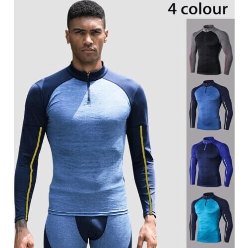 Lovmove Man Long Sleeve Camouflage Pro Tight Spandex O-neck Shirt fitness Sportswear Running TShirt Bodybuilding Gym Clothing