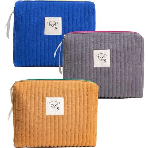 Reusable Cotton Fashion Prints Wet/Dry Cloth Bag Baby Diaper Bag Organizer Mummy Storage Bag Travel Nappy Bag