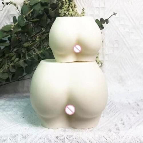 New Human Candle Silicone Mold DIY Woman Butt Candle Mold Simulation Human Body Mold Resin Mold Soap Making Mold candle molds