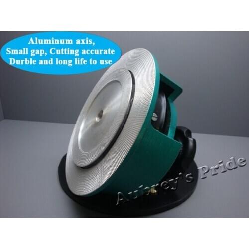 Textile Circle Cutter Fixed Cutting Area:100cm2 Round Rotary Cardbord All Metal Cutter Sharp +4 Blades G Plate Cloth Knife