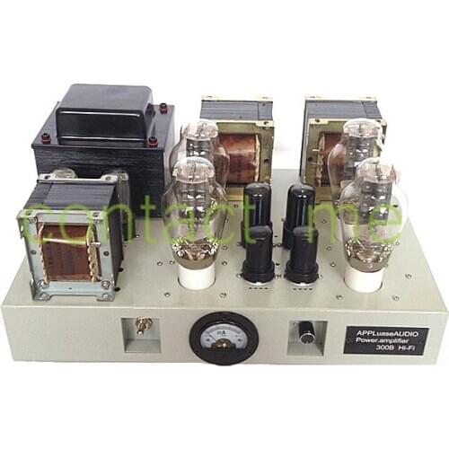 West Electric91 line 300B tube parallel tube single-ended power amplifier, Power: 15W+15W, Bandwidth: 20HZ--40kHZ