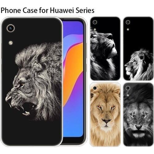 Luxury Silicone Case Animal Lion for Huawei NOVA 5 5i Mate 30 Lite Y9 Prime 2019 P Smart Z Plus 2019 Honor 8S 8A 9X 20 Pro Cover