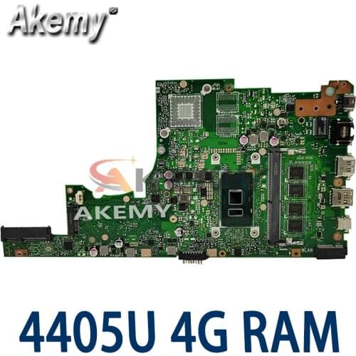 SAMXINNO For Asus X405U X405UA X405UN X405UR X405URR X405UQ X405URP X405UF Laotop Mainboard X405UA Motherboard 8GB RAM 4405U CPU