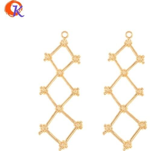 Cordial Design 30Pcs 13*38MM Jewelry Accessories/Hand Made/Genuine Gold Plating/Square Shape/DIY Jewelry Making/Earring Findings