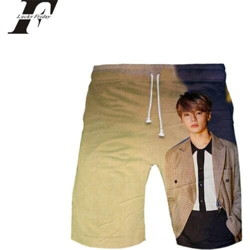 Kpop Stray Kids shorts women/men Album Yellow Wood summer short homme trend shorts popular casual summer shorts