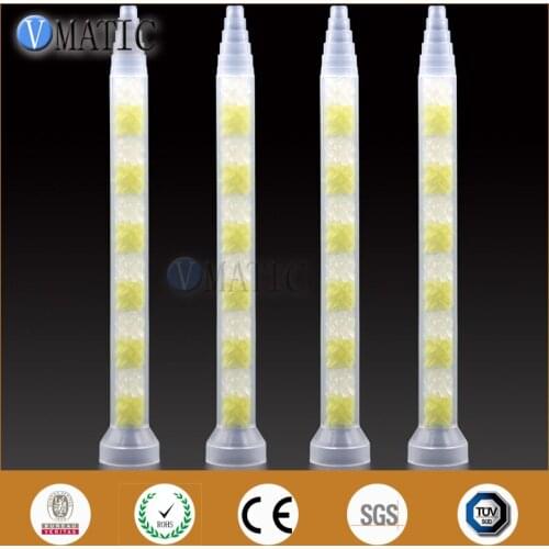 High Quality 10pcs GSM9-12 Universal Mixing Tube Glue Dispense Static Mixer Nozzle AB Mix Tubes