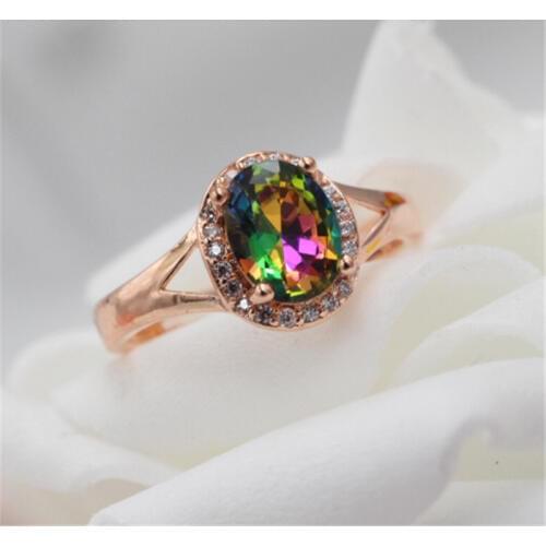 Free Shipping Fashion Jewelry 5 carat /3 carat Rose gold Color Austrian Crystal Eagagement Wedding ring for women Gift C013