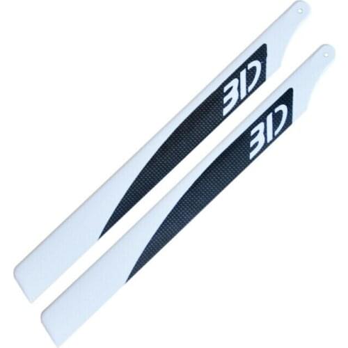 1 Pair 360mm 14.1inch Full Carbon Fiber Propeller Prop for RC Model Helicopter Main Rotor