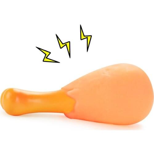 1PCS Dog Squeaky Sound Toy Creative Lovely Chicken Legs Shape Dog Chew Toy Pet Simulation Toy Dog Toy Pet Funny Toy