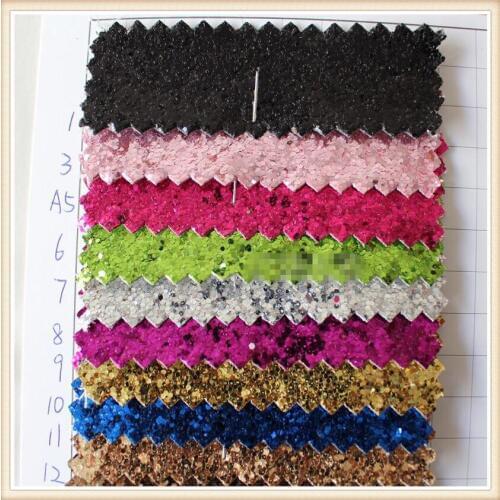 30yards/lot Sparlky Chunky glitter fabrics/ mix glitter wallpaper/ synthetic leather fabric/ upholstery fabric for furniture