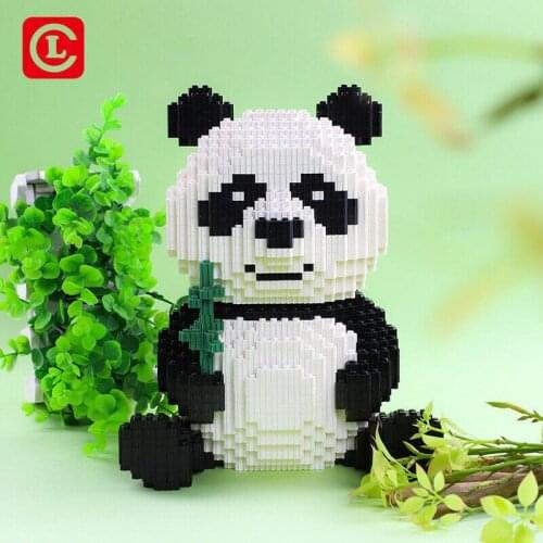 3689 pcs LC Lovely Panda mini Blocks DIY Kids Building Toys Adult Puzzle-66007 no box 14+years