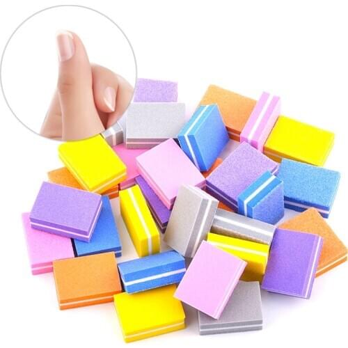 5/10pcs Durable Nail Art Sanding Sponge Buffer Block Sponge Nail Polishing Tools Nail Files Manicure Pedicure Tool DIY Home