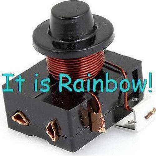 Free Shipping 1/4HP Black Plastic Shell Freezer Electric Refrigerator Short Relay Starter