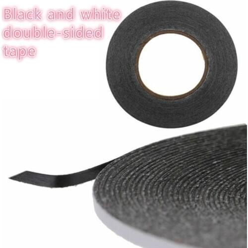 50m Black and White Double Sided Sticky Adhesive Tape For Cell Phone LCD Screen Repair Drop Shipping 1/2/3mm