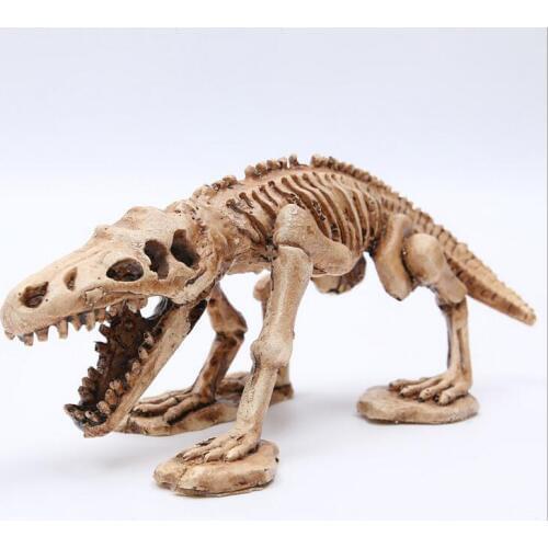 Aquarium tank aquarium construction decorative ornamental setting dinosaur skeleton resin skull crawler to avoid aquarium