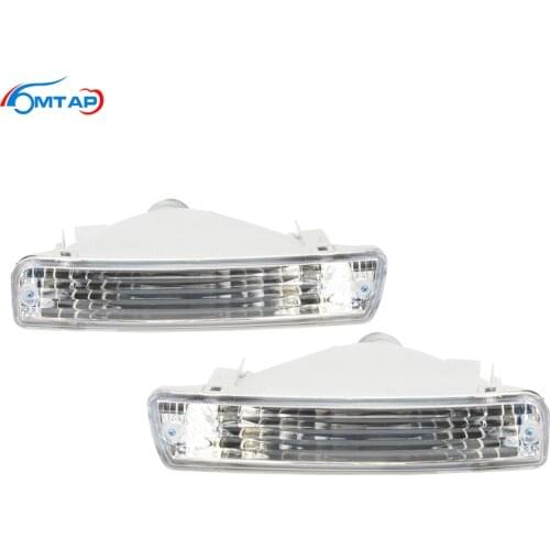 MTAP Crystal Front Bumper Turn Signal Lamp For TOYOTA LAND CRUISER 80 Series 1991 1992-1998 LC80 FJ80 FZJ80 HDJ80 HZJ80 4500